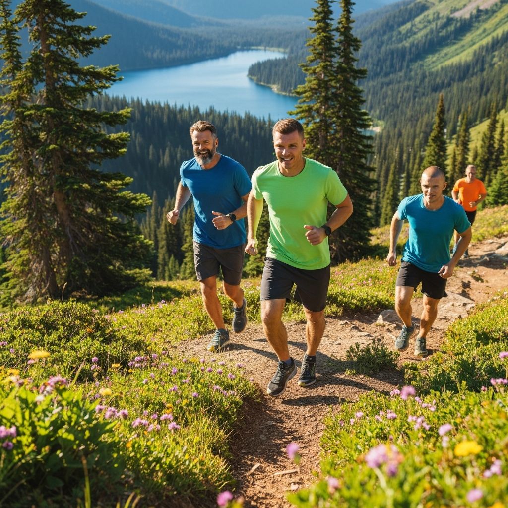 Active men's lifestyle